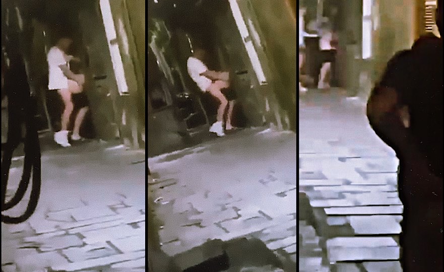 [Shock] Cặp đôi đụ public hơn máy khâu trong hẻm vắng Quận 12 bị hình sự tuần đêm bắt gặp . Vừa lên đỉnh địt tung lol xuất tinh thì lên phường ngồi