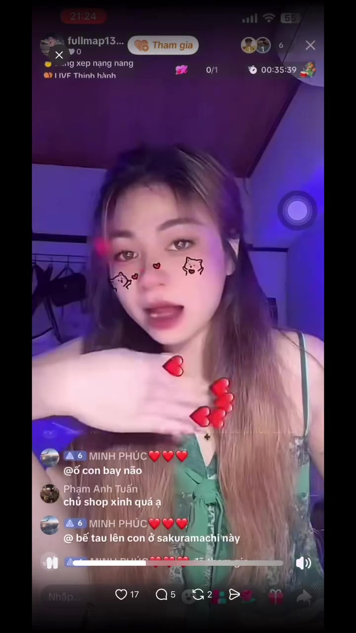 BÊ TÔ NA MƯ livestream chơi và rao bán hàng nóng bên NHẬT