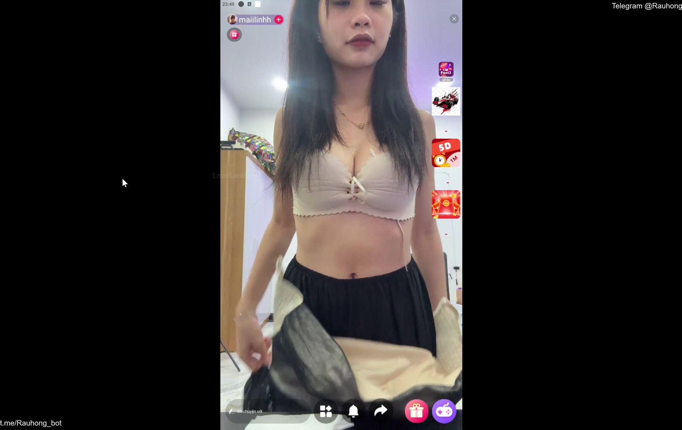 Mới bây lớn đã đua đòi livetream khoe hàng thủ dâm rồi 3