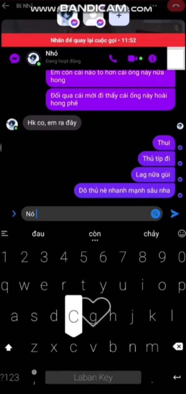 “Dô thủ dâm nè nhanh mạnh sâu nha”