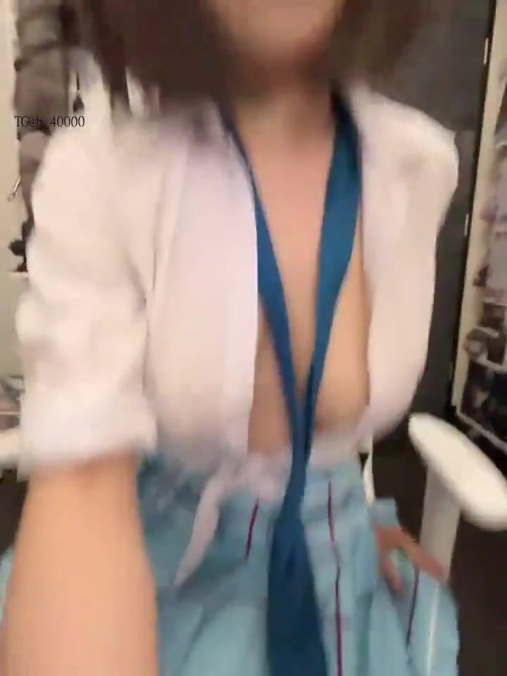 Wibu Cosplay Nữ Sinh nứng lồn, Vú To Ko lông, live sex Thủ dâm rên rỉ Tê lồn múp