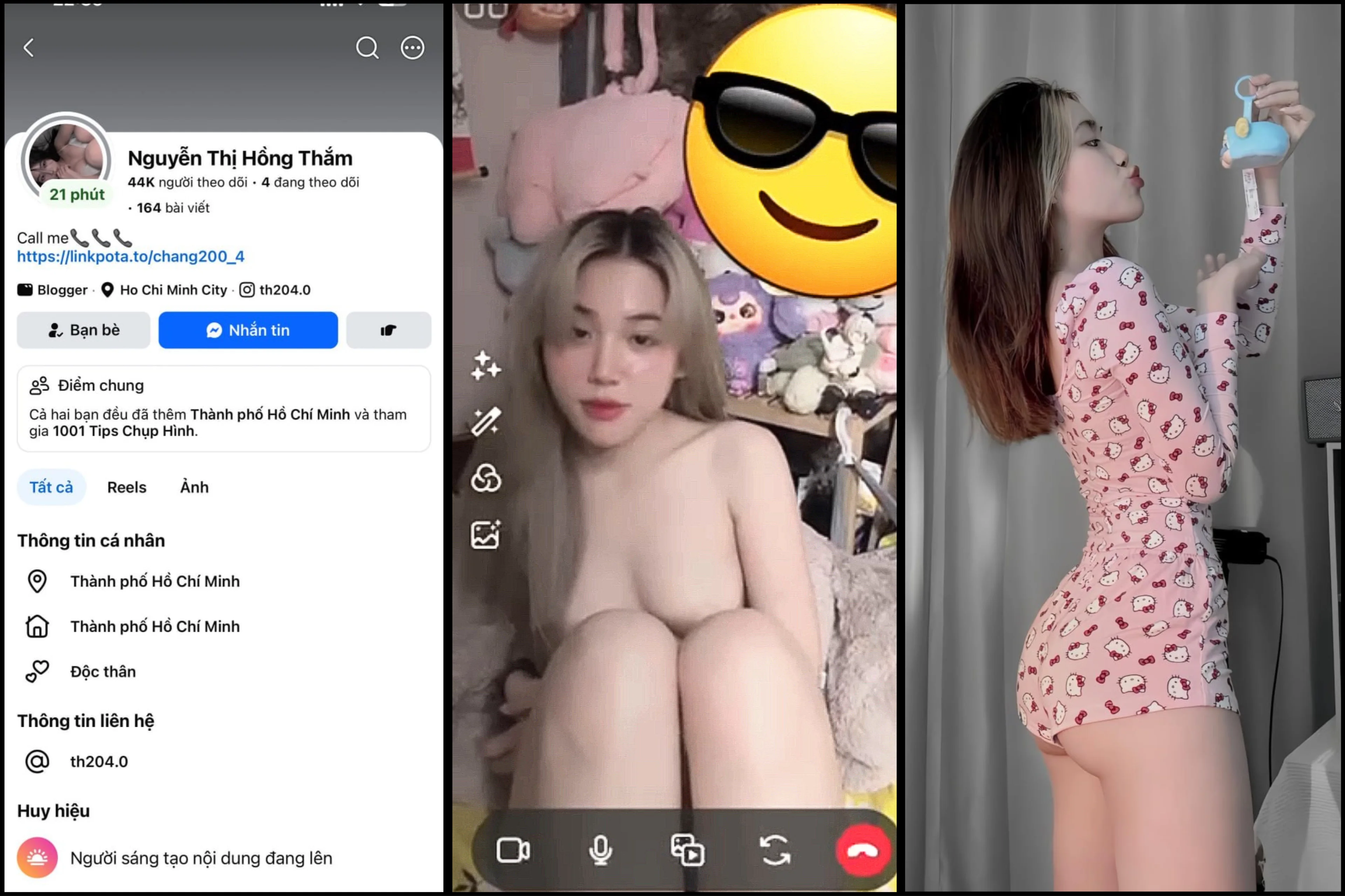 [Hot] Hot FB tiktok Nguyễn Thị Hồng Thắm call 1 tiếng 1 triệu đắt vkl mà body em nó ngon thật sự full seria clip mới Part 2